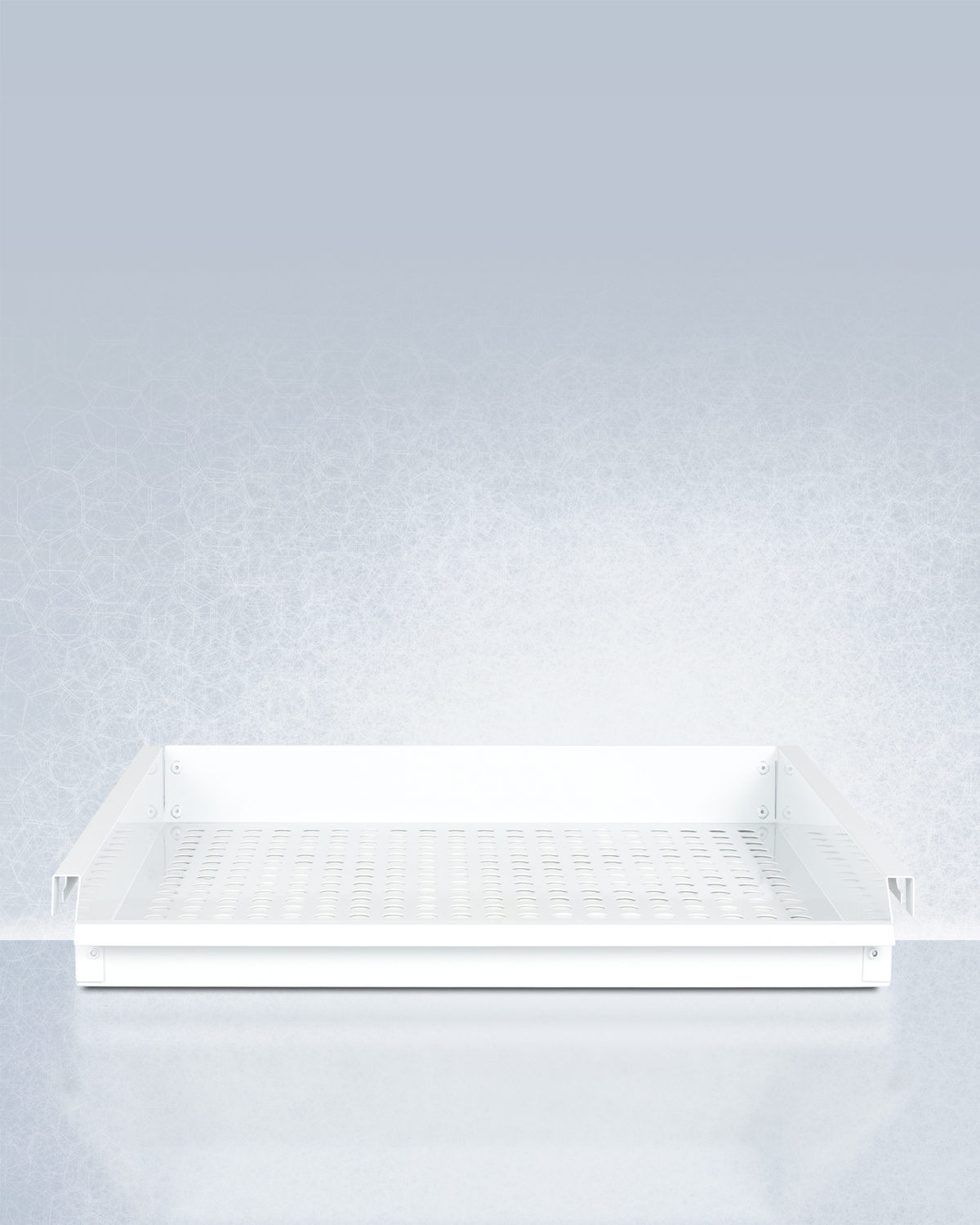 Performance series Med-Lab 8 cu.ft. upright all-refrigerator with four ventilated removable drawers, antimicrobial silver-ion handle, and hospital grade cord with 'green dot' plug